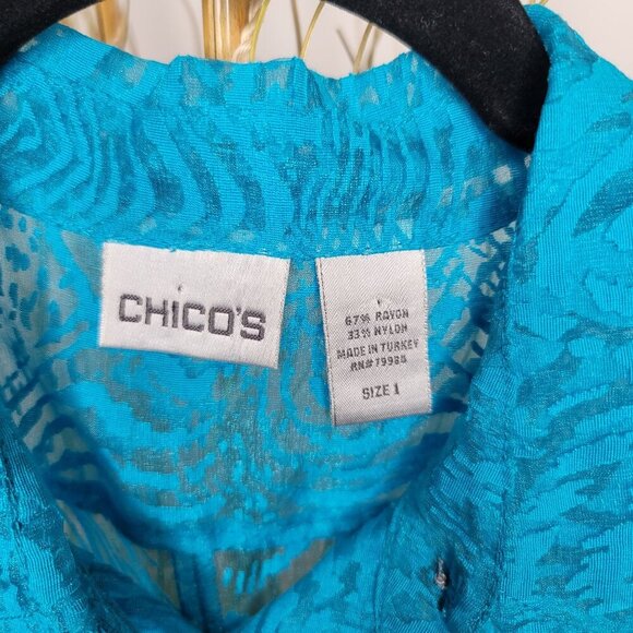 Chico's Button Down Womens 1 (Medium) - Picture 4 of 6